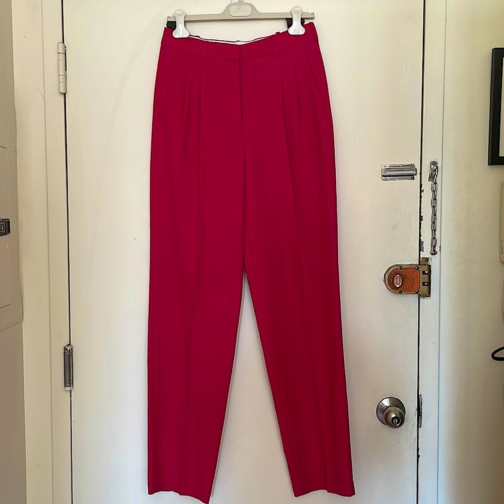 Stella McCartney pleat front trousers size 42